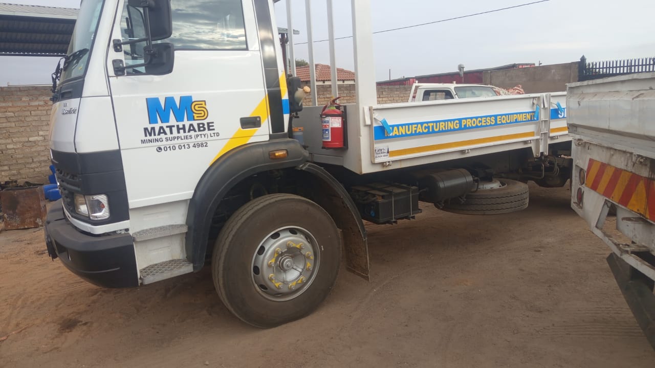 Mathabe Mining Supplies delivery truck