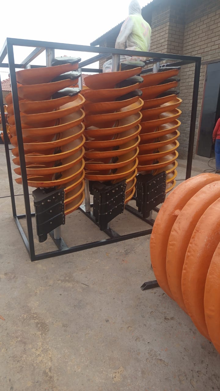 Spiral installation in progress